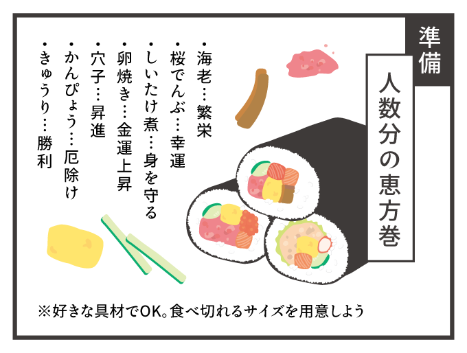 恵方巻のお作法_準備