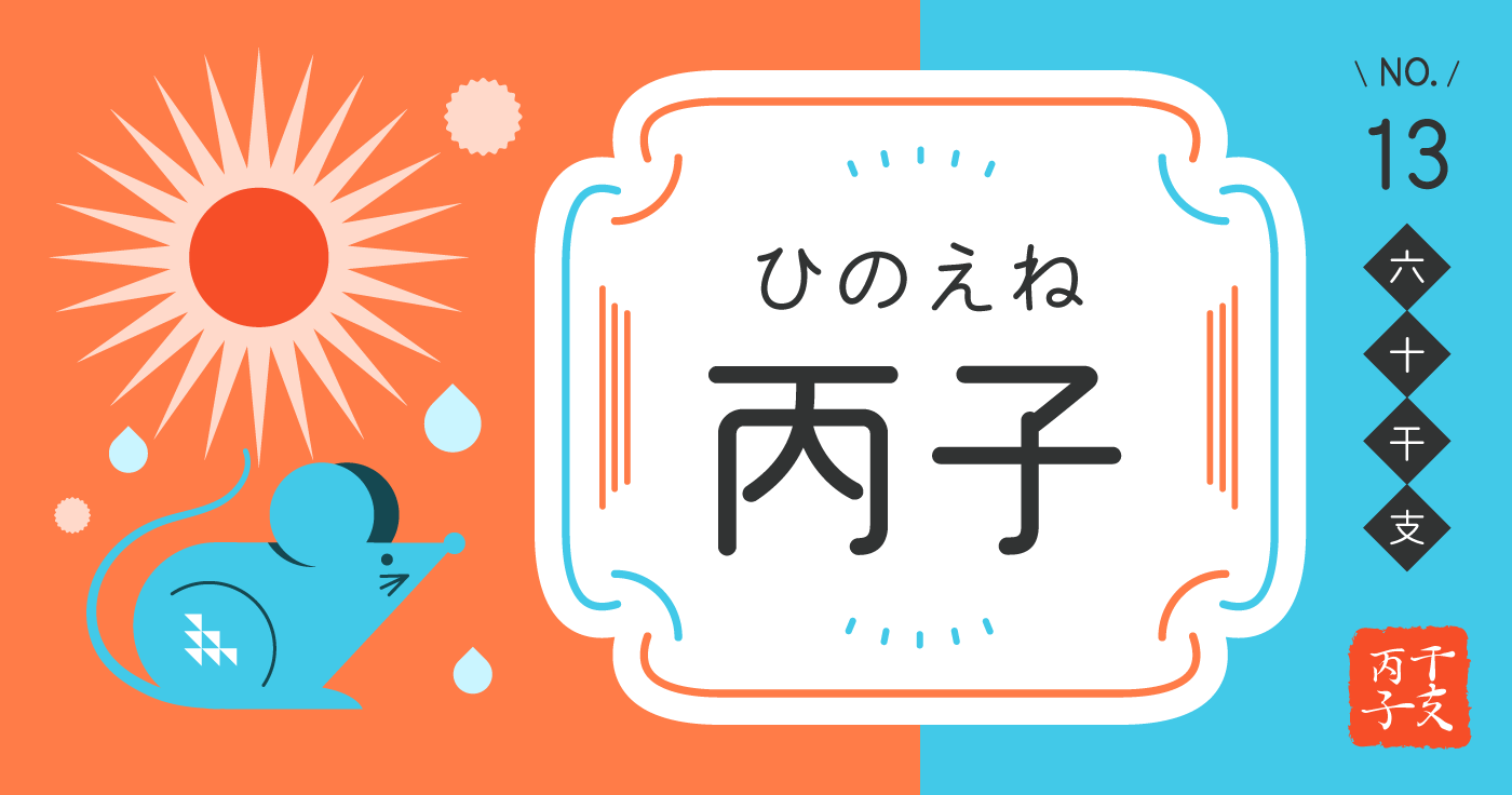 「丙子（ひのえね）」の性格、恋愛傾向、男女別の特徴【四柱推命】