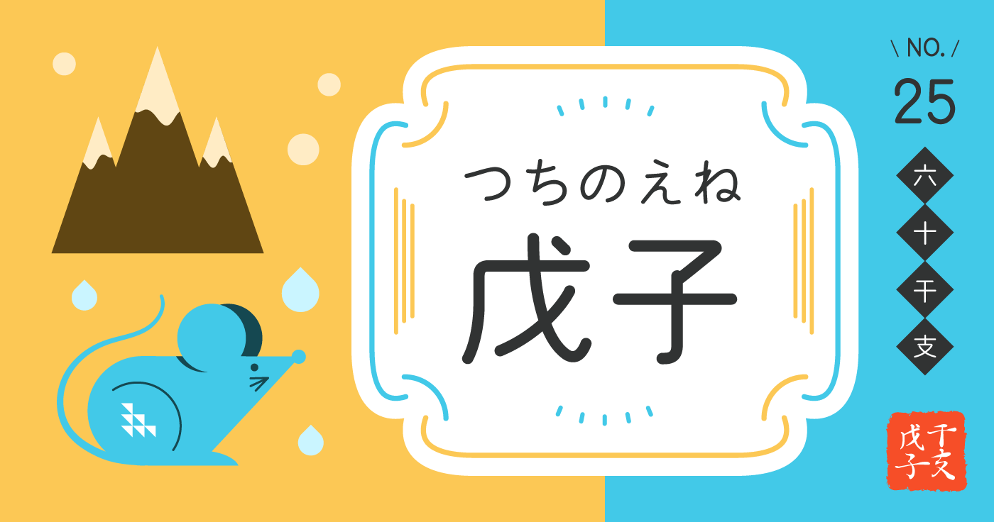 「戊子（つちのえね）」の性格、恋愛傾向、男女別の特徴【四柱推命】