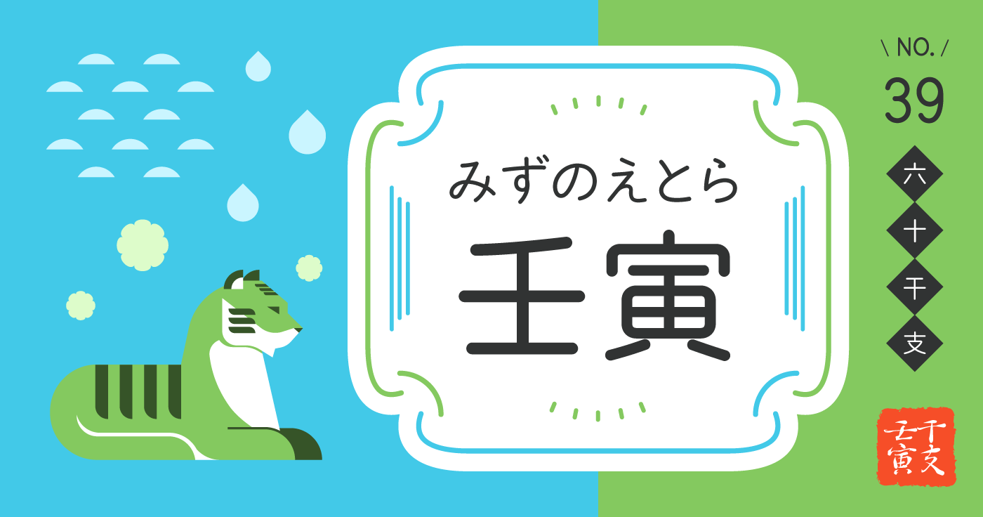 「壬寅（みずのえとら）」の性格、恋愛傾向、男女別の特徴【四柱推命】