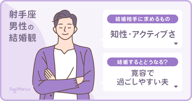 射手座男性の結婚観