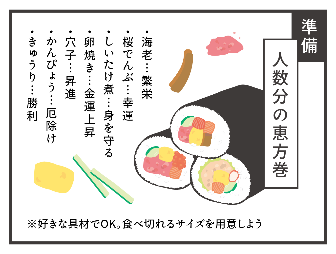 恵方巻きのお作法_準備